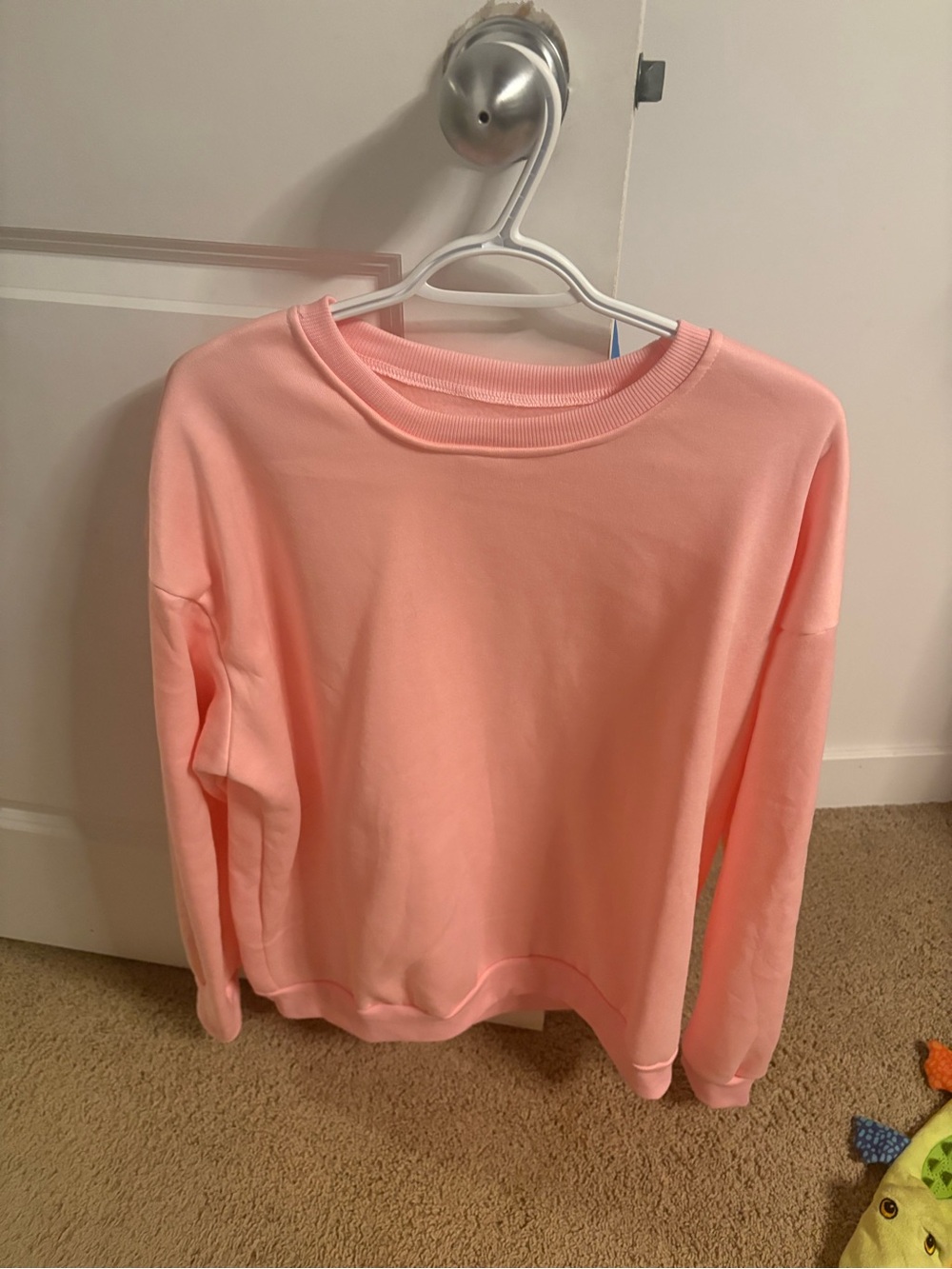 Soft Pink Crewneck Sweatshirt